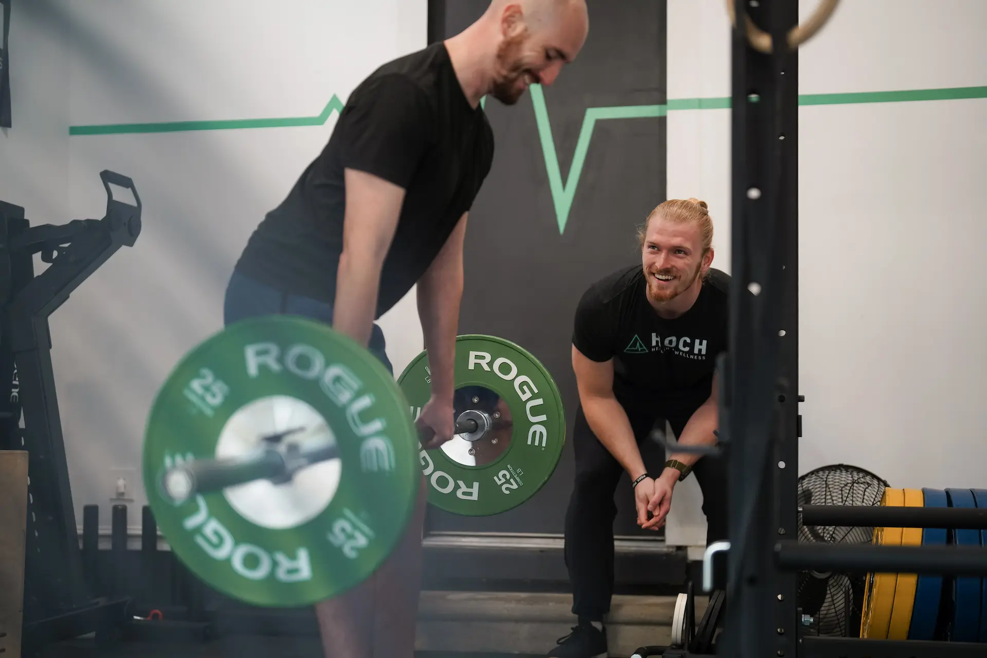 Strength coaching session